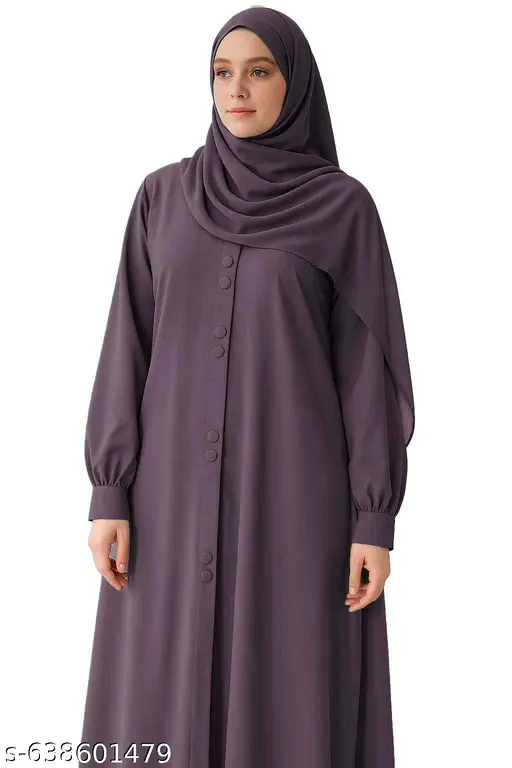 Premium Black Abaya Set